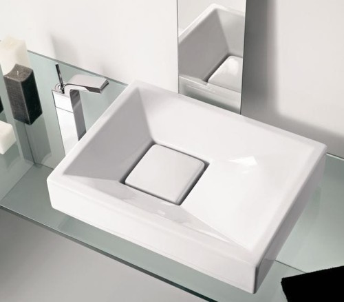 Grove Vitruvit umywalka ceramiczna 60x45 biała - GROLAA