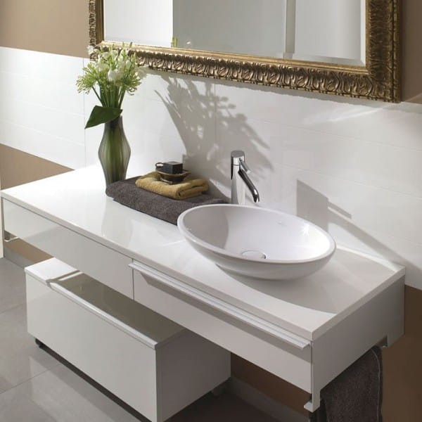 Loop&Friends V&B umywalka bez przelew 585x380 white alpin ceramicplus - 5151 01 R1