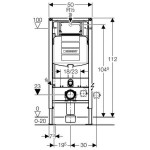 Duofix Geberit element montażowy do WC UP320 H112 - 111.320.00.5