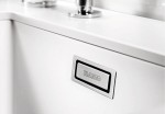 Subline 400-U Blanco Silgranit zlewozmywak podblatowy 400x400 korek manualny szarość skały - 518963