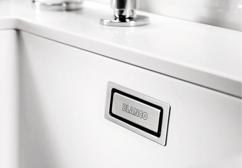 Subline 400-U Blanco Silgranit zlewozmywak podblatowy 400x400 korek manualny szarość skały - 518963