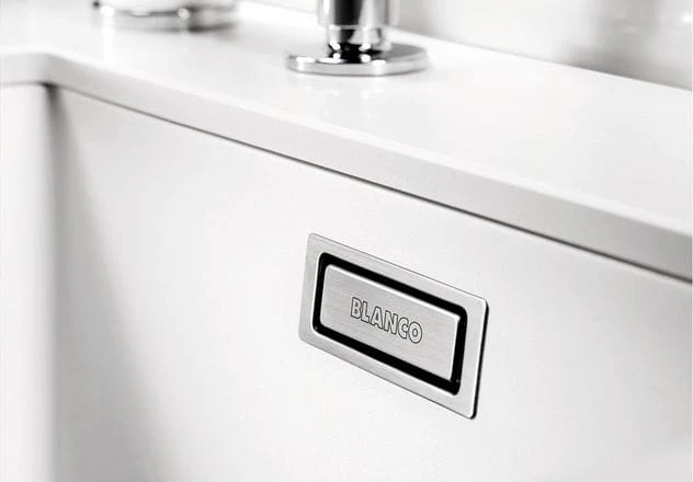 Subline 400-U Blanco Silgranit zlewozmywak podblatowy 400x400 korek manualny szarość skały - 518963