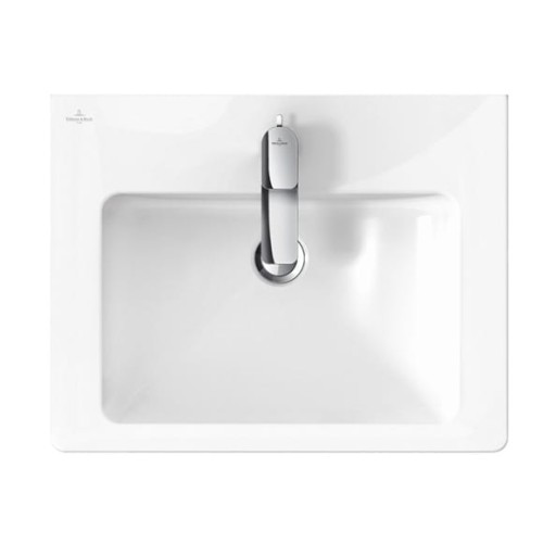 Subway 2.0 V&B umywalka 650x470mm z przelewem white alpin ceramicplus - 7113 65 R1
