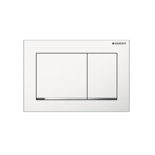 Omega30 Geberit przycisk uruchamiający biały/chrom błyszczący - 115.080.KJ.1
