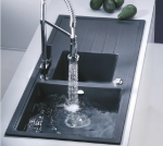 Polka Hansloren zlew granitowy 2 komory  500x1160