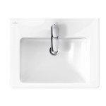 Subway 2.0 V&B umywalka 600x470mm z przelewem white alpin ceramicplus - 7113 60 R1