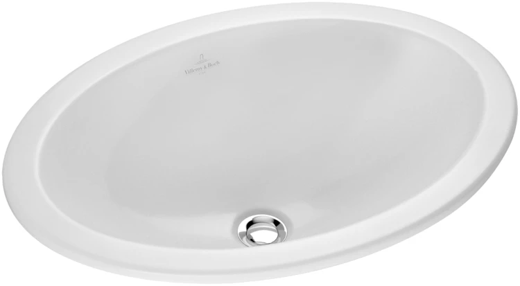Loop&Friends V&B Umywalka nablatowa z przelewem 660 x 470 mm white alpin Ceramicplus – 6155 30 R1