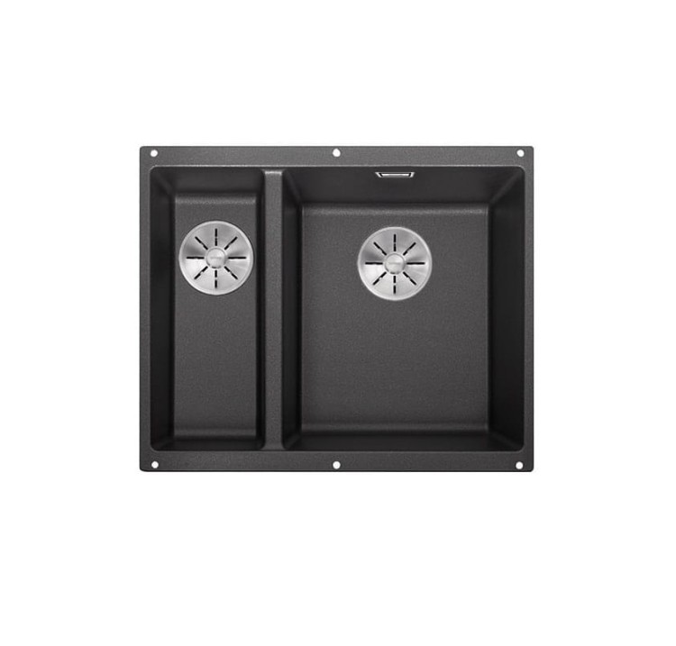 Subline 340/160-U Blanco Silgranit InFino zlew podblatowy KM prawy antracyt – 523558