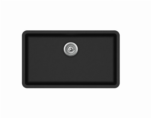 Bianco Hansloren zlewozmywak konglomeratowy podwieszany czarny - B8CO-1PMB