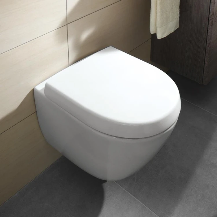 Subway 2.0 V&B miska wisząca kompakt 355x480 flush rim - 5606R001