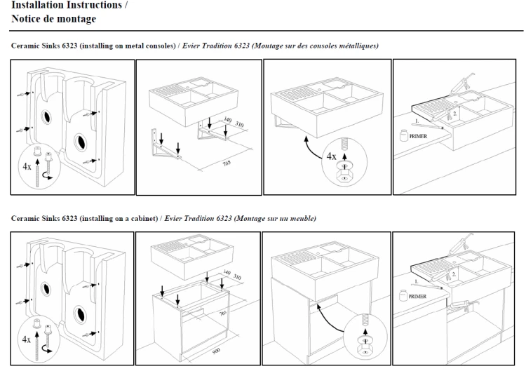 Zlewozmywak ceramiczny modułowy V&B Classicline dwukomorowy kucheny 90 korek manualny fossil - 632391KD