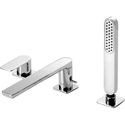 Loft-Tres bateria wannowa 3-otworowa chrom – 200.162.03