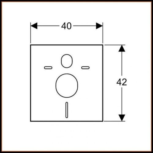 Geberit uszczelka wygłuszająca - 156.050.00.1