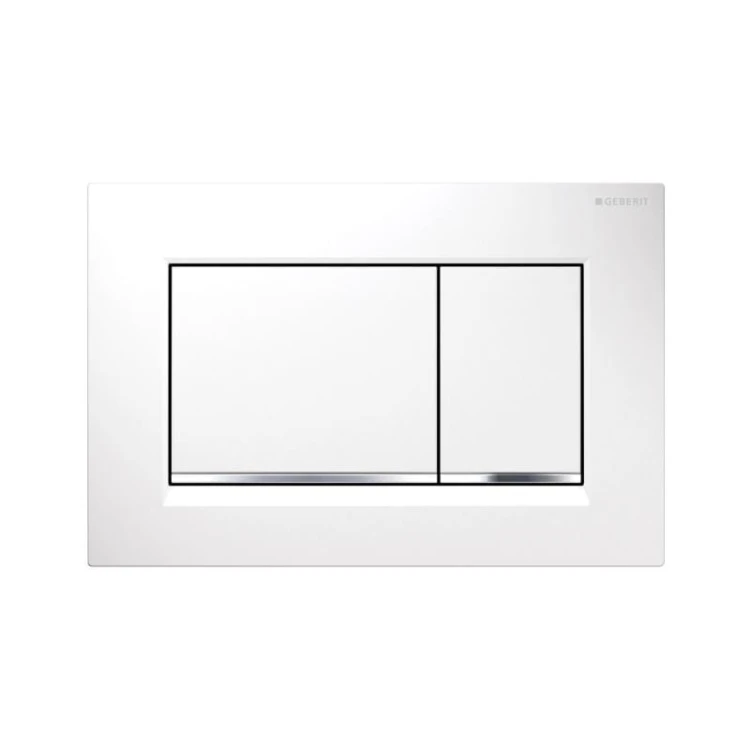 Sigma30 Geberit przycisk spłukujący biały/chrom błyszczący/biały - 115.883.KJ.1