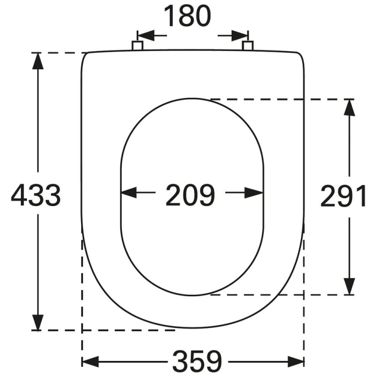 Subway 2.0 Villeroy&Boch deska sedesowa -  9M68Q101