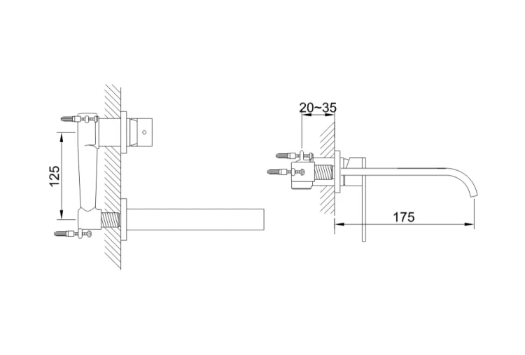 Nexen-s Kohlman bateria umywalkowa chrom - SQW180U
