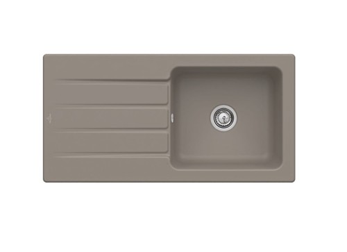 Architectura 60 Premiumline V&B zlewozmywak ceramiczny 510x1000 korek manualny timber (mat) - 33601TR