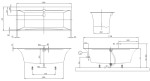 Squaro Edge Duo 12 Villeroy&Boch wanna prostokątna quaryl 1800x800 biała - UBQ 180 SQE 2DV-01