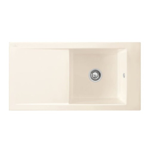 Timeline 60 Classicline V&B zlew ceramiczny 510x1000 KM ivory (mat) - 6790 01 FU