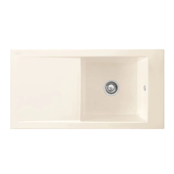 Timeline 60 Classicline V&B zlew ceramiczny 510x1000 KM ivory (mat) - 6790 01 FU
