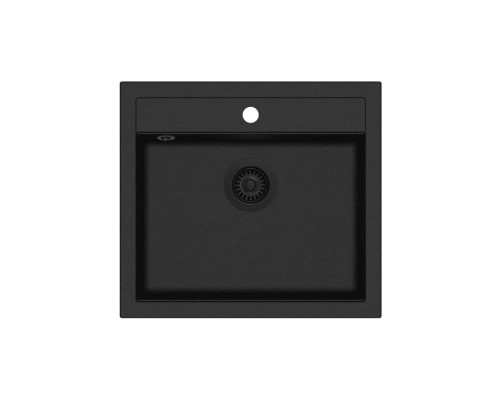 Kuba Hansloren zlewozmywak konglomeratowy czarny - KUCO-1WMB