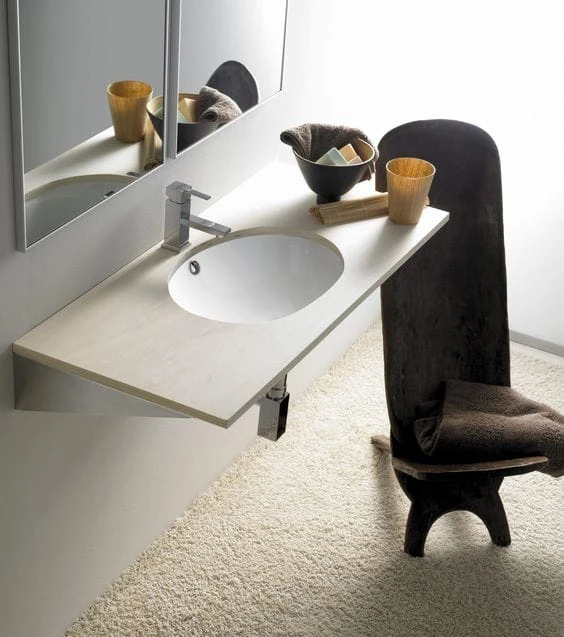 Ancona Bathco umywalka podblatowa 55x41 - 0053