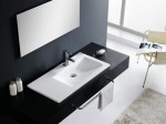 Montecarlo B Bathco umywalka dolomitowa blatowa 800x400x120 - 0537