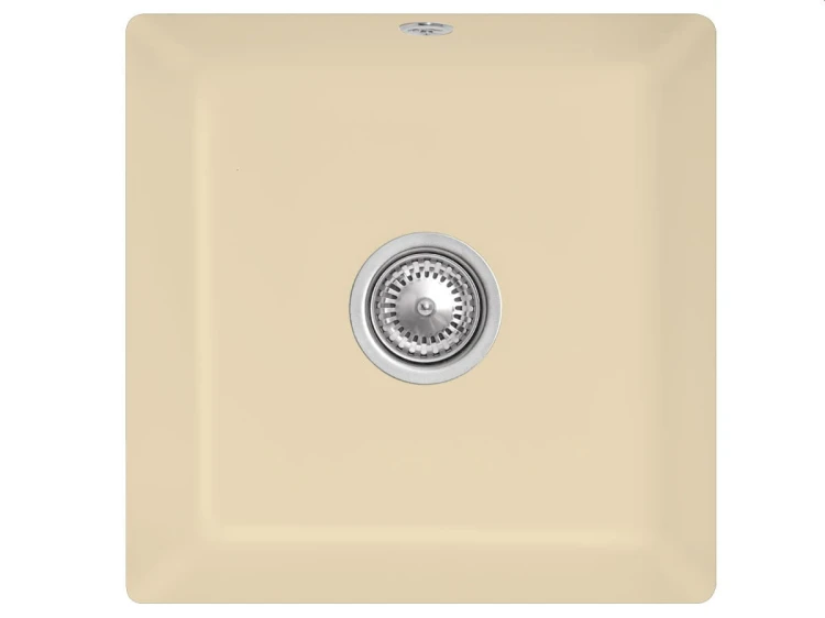 Subway SU 50 Classicline V&B zlewozmywak ceramiczny 440x440mm korek manualny sand (mat) - 332501I5