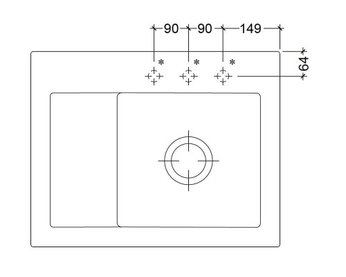 Subway 45 Compact Classicline V&B zlew ceramiczny white alpin 331301R1
