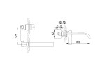 Dexame Kohlman bateria umywalkowa chrom - QW180D