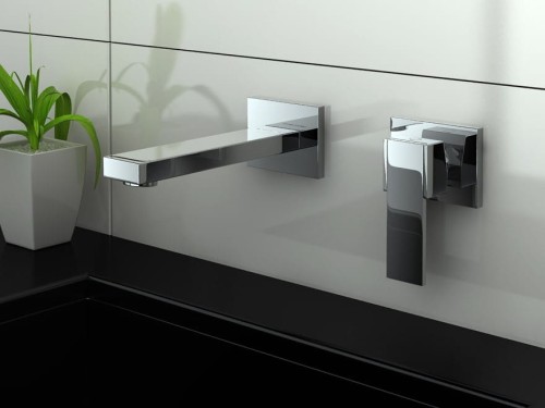 Excelent Kohlman bateria umywalkowa ścienna chrom -  QW180H aranz