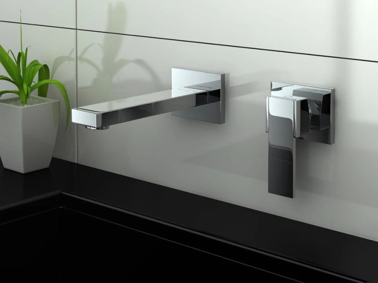 Excelent Kohlman bateria umywalkowa ścienna chrom -  QW180H aranz