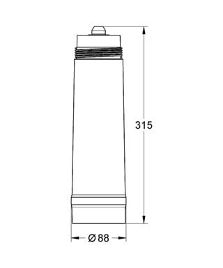 Blue Grohe filtr do wody 1500l - 40430001