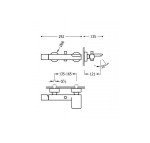 Max-Tres bateria wannowa chrom - 061.170.01