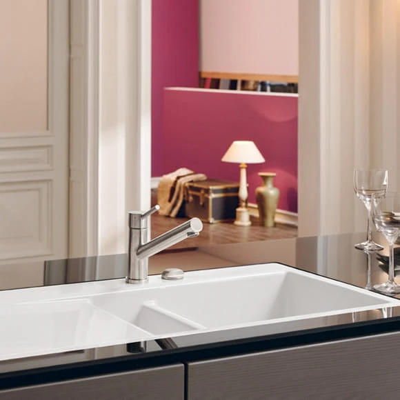 Subway 60 Flat  zlew ceramiczny V&B 475x965 prawy 