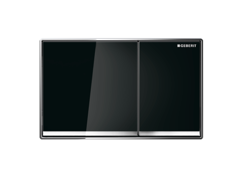 Omega60 Geberit przycisk uruchamiający przedni do spłuczek podtynkowych UP320 czarny - 115.081.SJ.1