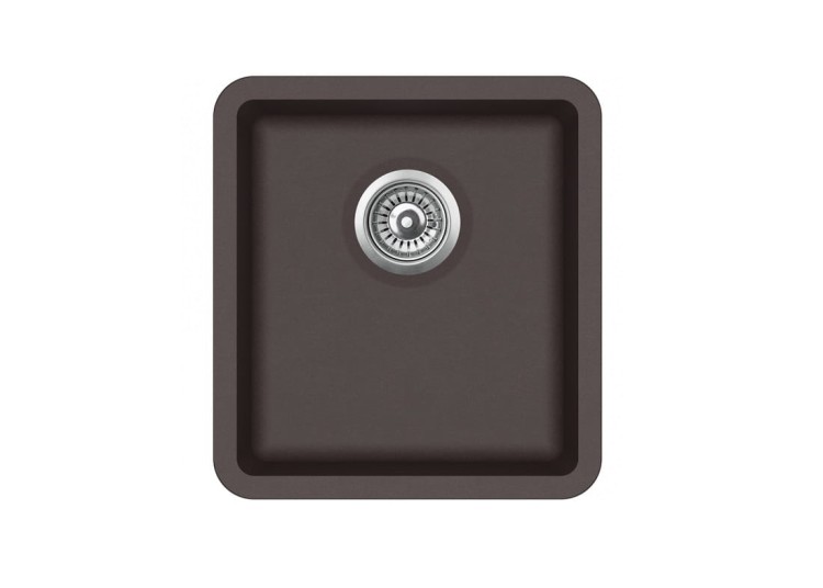 Bianco Hansloren zlewozmywak konglomeratowy podwieszany 420x460 espresso – B4EO-1PMB