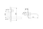 Dexame Kohlman bateria umywalkowa chrom - QW185D
