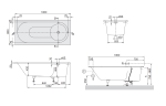 Libra V&B Wanna prostokątna 1800x800 mm white alpin – UBQ180LIB2V-01