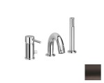 Light Paffoni Bateria wannowa czarny mat - LIG047NO