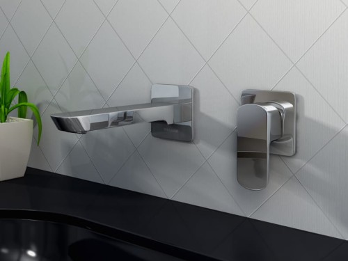 Foxal Kohlman bateria umywalkowa chrom - QW180F aranz