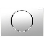 Sigma10 Geberit przycisk uruchamiający przedni do spłuczek podtynkowych UP320 - chrom błyszczący / matowy / błyszczący - 115758KH5