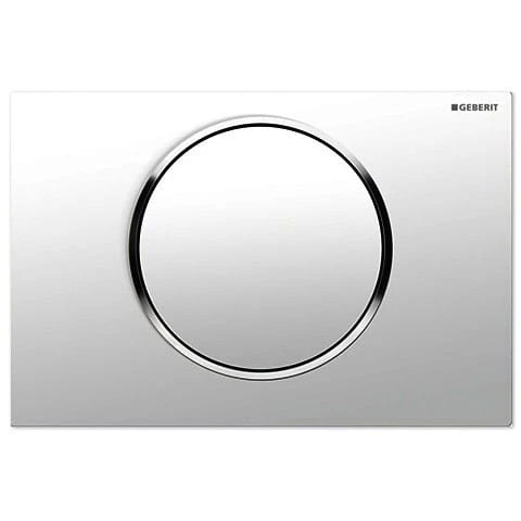 Sigma10 Geberit przycisk uruchamiający przedni do spłuczek podtynkowych UP320 - chrom błyszczący / matowy / błyszczący - 115758KH5