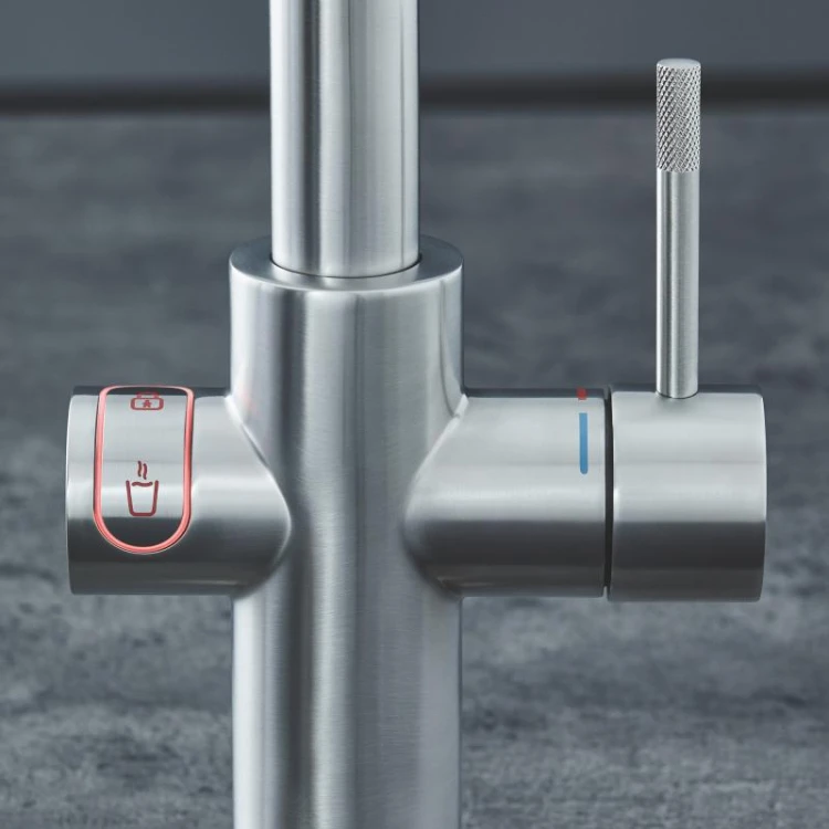 Red New Duo Grohe bateria kuchenna z boilerem - 30327 DC1