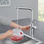 Red New Duo Grohe bateria kuchenna z boilerem 4 litry chrom - 30327 001