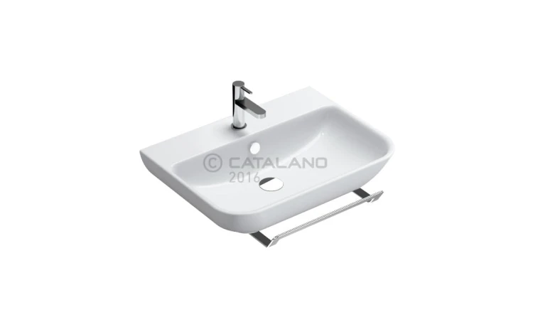 Sfera Catalano umywalka ceramiczna 65x48 cm biała - 165BSF00