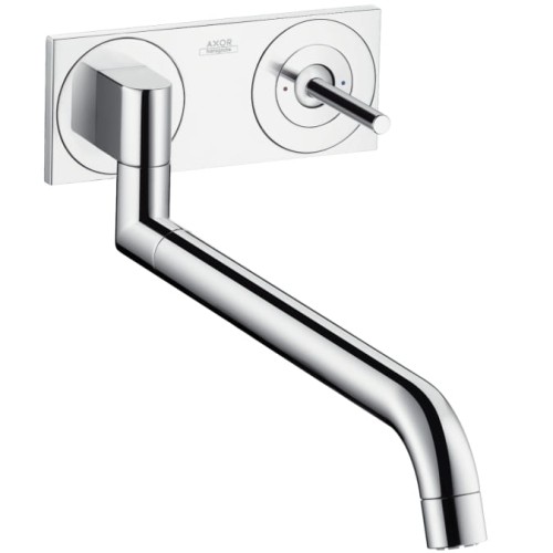 Hansgrohe jednouchwytowa bateria kuchenna podtynkowa z wylewką teleskopową - 38815000