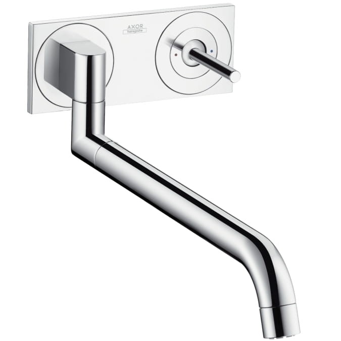 Hansgrohe jednouchwytowa bateria kuchenna podtynkowa z wylewką teleskopową - 38815000