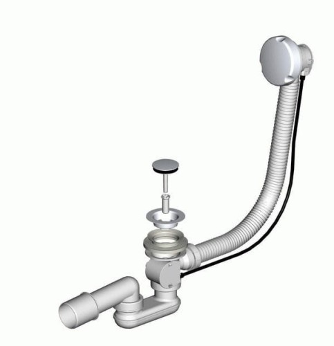 Syfon wannowy McAlpine z korkiem automatycznym (560100210) - AMC70