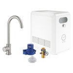 GROHE Blue® Mono Chilled and Sparkling bateria kuchenna supersteel - 31302DC2